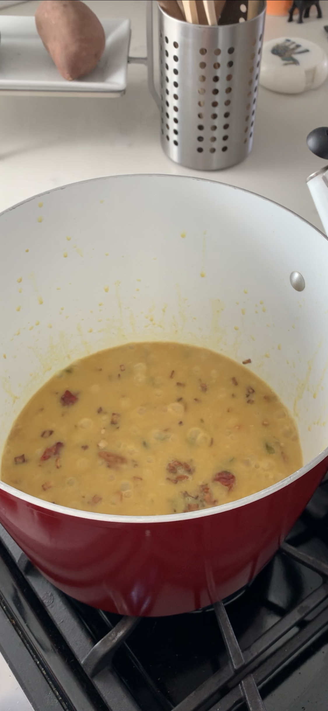 This is what dhal looks like when finished. It's delicious!